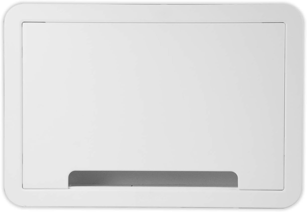 Legrand - OnQ Cable Management, In-Wall Media Box, Dual Purpose Structured Wiring Enclosure, TV Home Theater Recessed Storage Box, 17 Inch, White, ENP1700NA