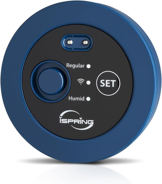 iSpring ASLS43WL Wireless Leak Sensor - 2 Modes: Regular & Humid | Wireless add-on for LS43WL. 2 modes: regular & humid. Smart home. Expands to 8 sensors. Easy install.