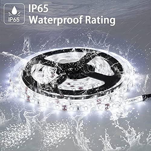 RV Awning Lights, 12V 16.4FT White Camping Awning Lights | Motorhome Travel Trailer Food Trucks Van Waterproof Canopy Led Strip Lighting, RV Exterior Underglow Light