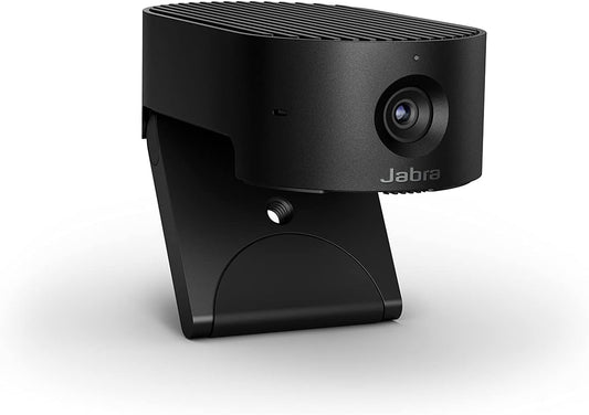 Jabra PanaCast 20 Conferencing Camera - Flexible Plug & Play Personal Video Solution Computer Webcam with AI-Powered 4K Ultra-HD, Intelligent Zoom, and Lighting Optimization - Black