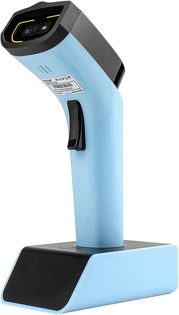 Bluetooth Wireless 2D Barcode Scanner, Hands Free QR Barcode Reader-DS7500 | with Charging Cradle and Built-in Memory, Automatic, Fast and Precise scanning, Transfers Up to 100 Meters