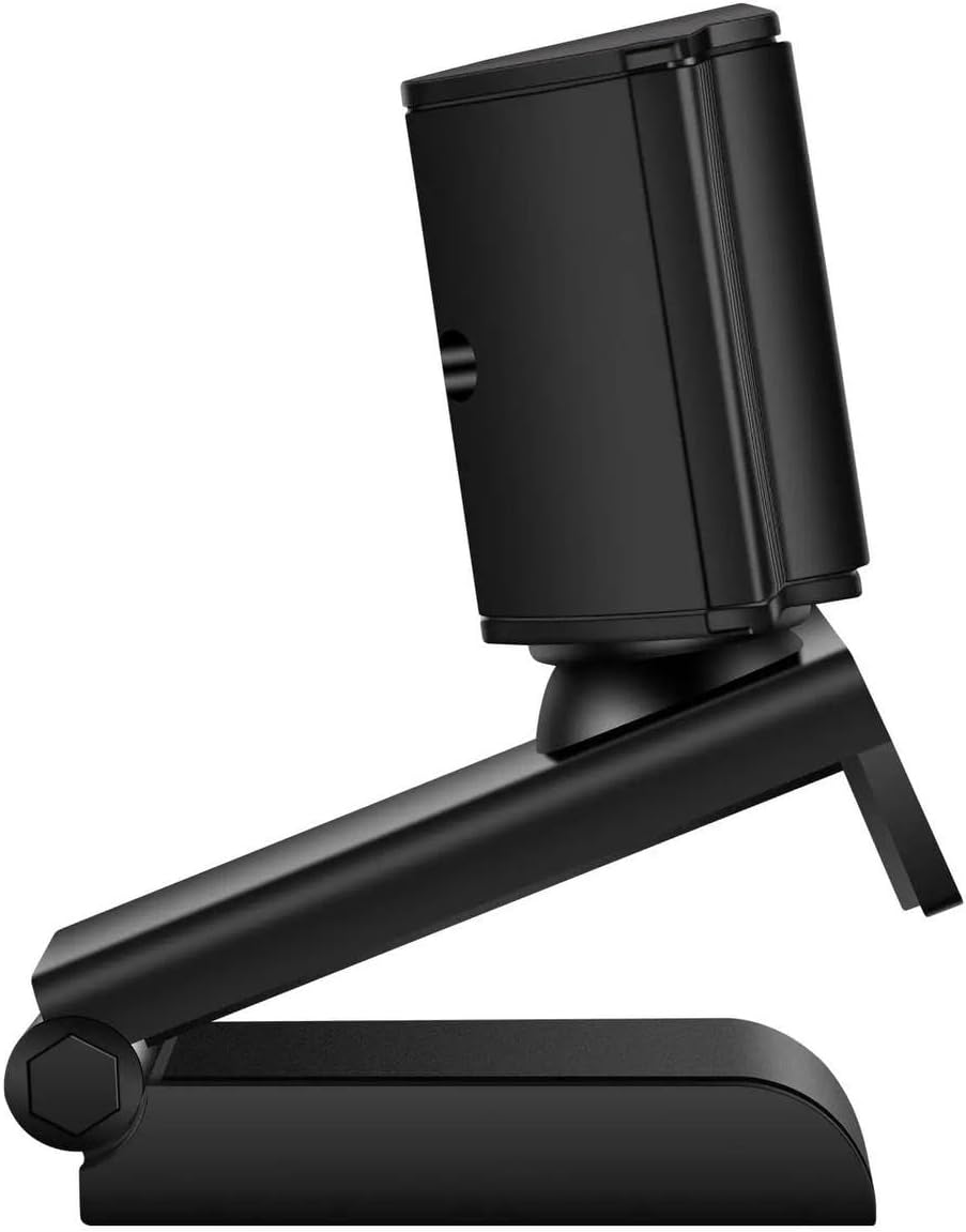Generic HD Webcam 1080p with Built-in Microphone - 360° Rotation Pan & Tilt - Attachable Desktop Cam Perfect for Remote Work, Online Course Taking, Streaming, & Gaming, Black and Orange, ZHY1566