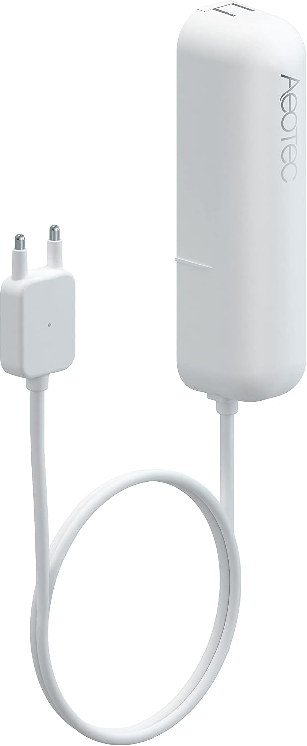 PRO Version: Aeotec Water Sensor 7 Pro, with Flood, Temperature, Humidity Sensor, SmartThings Sensor Compatible, Z-Wave Plus, S2, SmartStart, ZWave hub Required