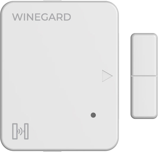Winegard HS‑CC01 Contact Sensor - Smart RV Door Window Monitor - Bluetooth Wireless Connectivity - CR123A Battery Long Life - for RV Halo Smart System - White
