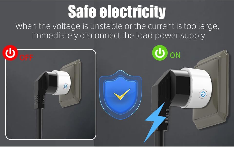 WiFi Smart Outlet Universal Converter,Compatible with Alexa, App and Voice Control,Used with US/EU/UK Socket,16A.(UK)