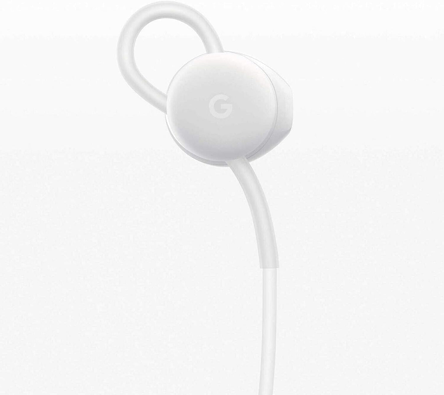 Google Earbuds Wired Headset USB-C, Comfortable Fit, Inline Controls, Compatible with Type-C Phones - White (Retail)