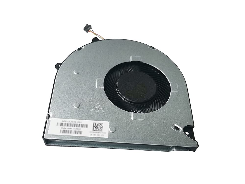Eclass New Laptop CPU Cooling Fan for HP 15-du 15-dw 15t-dw000 15t-dw200 15t-dw100 15-dw0043dx 15-dw0037wm 15-dw0038wm 15-dw1083wm 15-dw0025cl 15-dw2025od 15-dw2025cl L52034-001 Notebook Series US