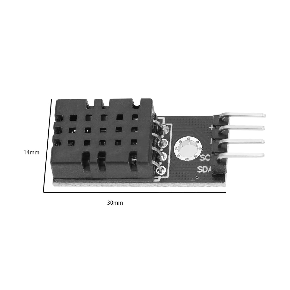 3pcs DHT20 Sensor DHT20 Digital Temperature Sensor Humidity Sensor I2C Interface Sensor for Heating Ventilation Air Conditioning Systems Dehumidifiers Testing Measurement Equipment
