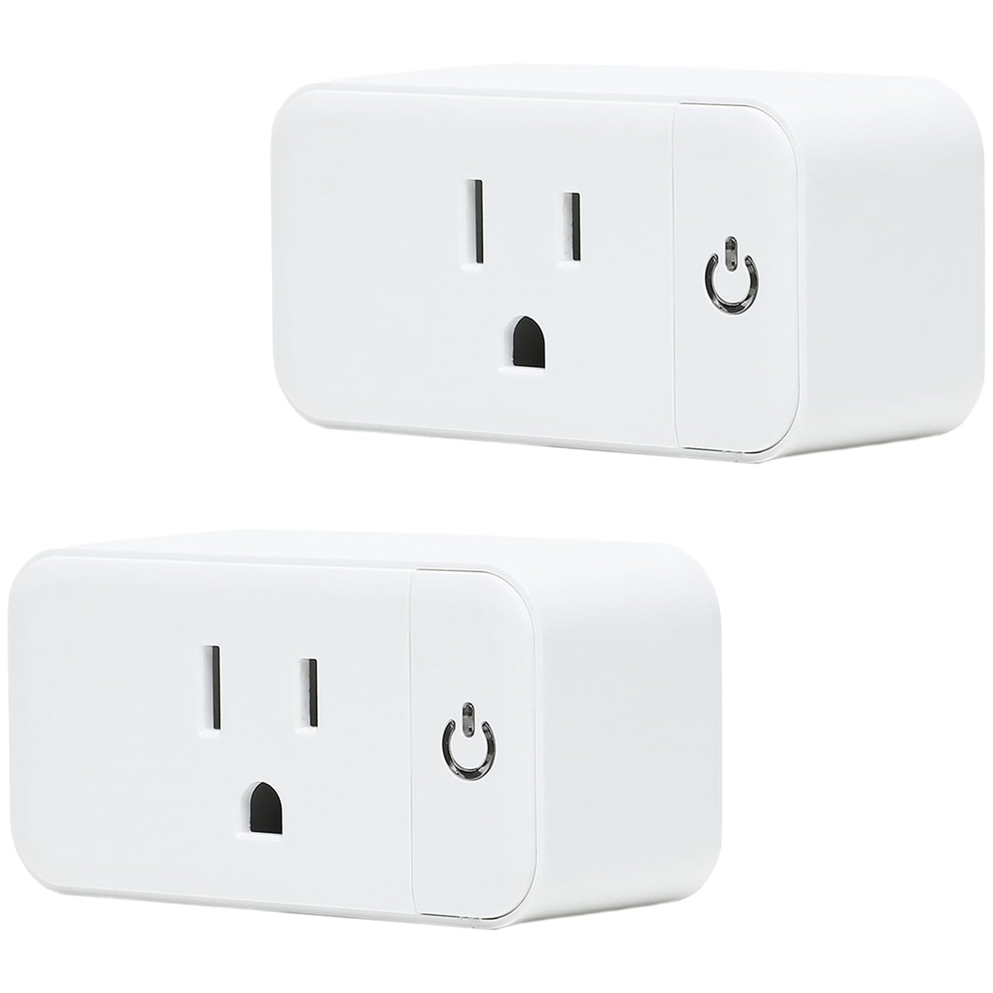 Smart Plug - 2 Pack 2.4G Wi-Fi Outlet Works with Echo, Alexa & Google Home | Smart Plug with Timer, Remote, Voice & Group Controller | No Hub Required