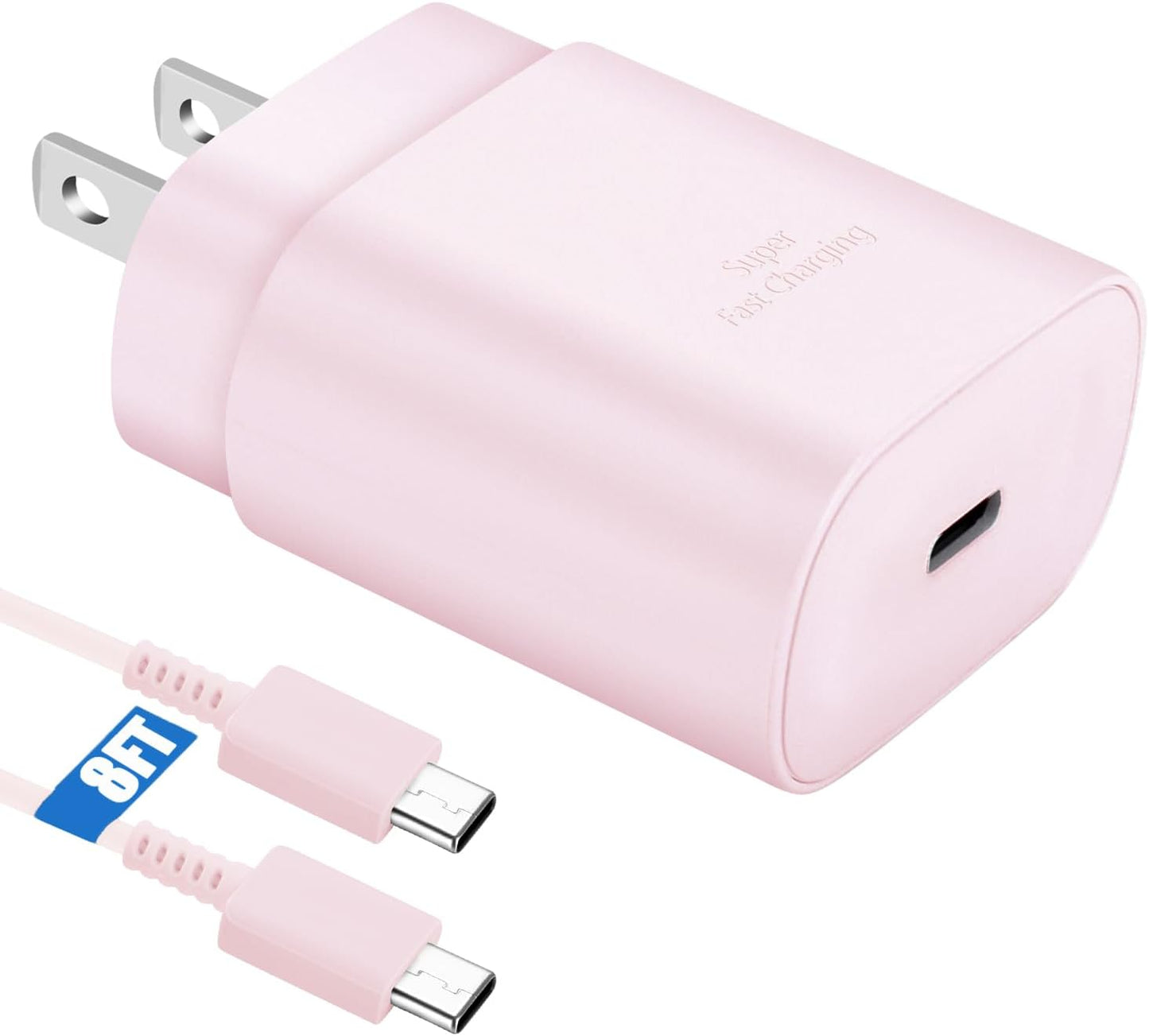 USB C Charger 25W Type C Charger Fast Charging Android Charger S26 S25 S24 Super Fast Charger for Samsung Phone with 10Ft USB C Cable Cord for Samsung Galaxy S26 S25 S24 S23 S22 S21 Ultra Plus,Black