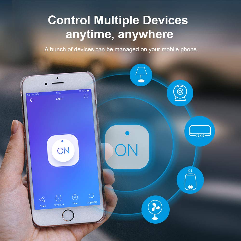 SONOFF S31 Lite Smart Plug, Smart Outlet Switch ETL Certified, No Hub Required, 2.4 Ghz WiFi Only, IFTTT Supporting, Compatible with Alexa & Google Home