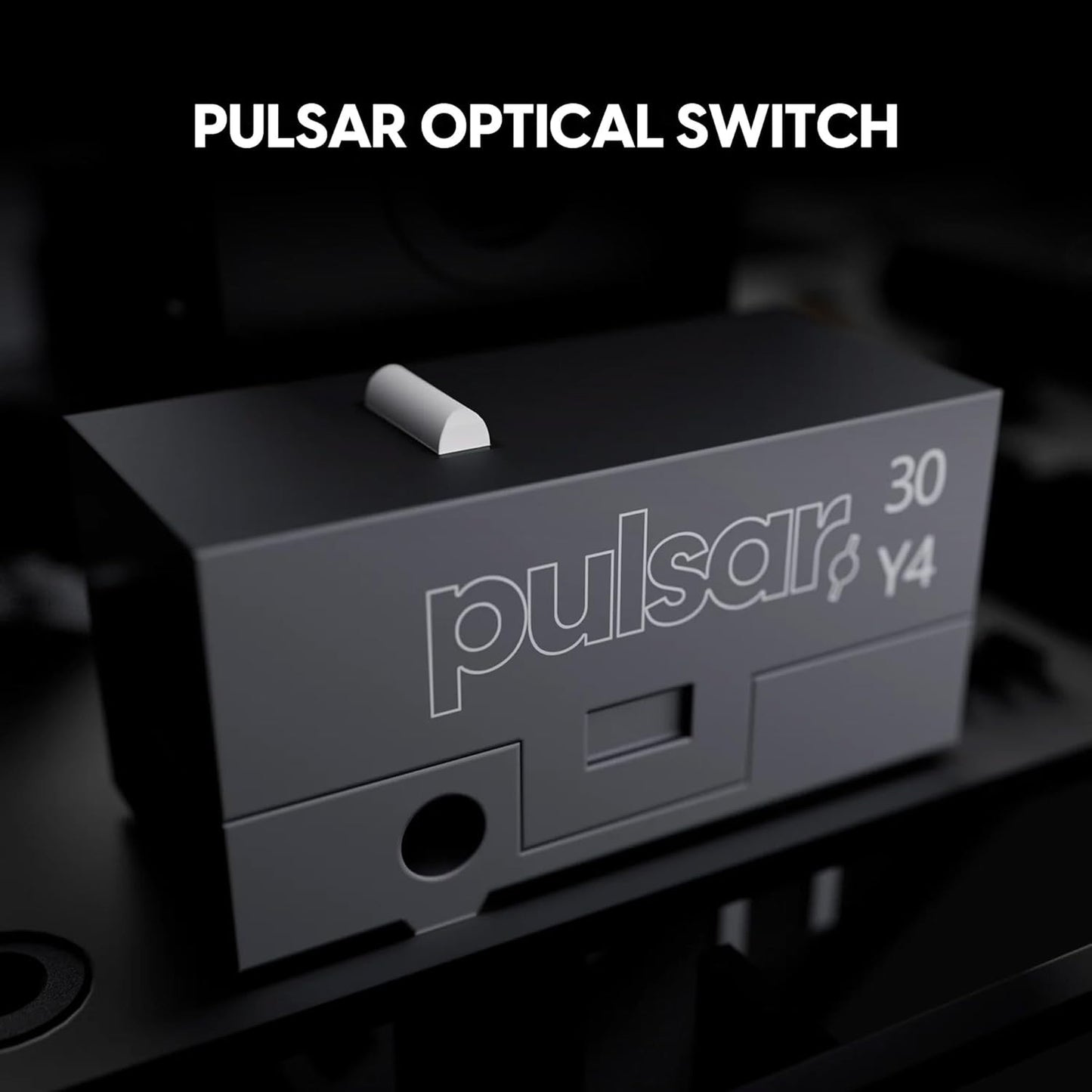 Pulsar Gaming Gears Xlite Crazylight Wireless Gaming Mouse, Ultra Lightweight 1.55 oz (44g), Optical Switch, 32000 DPI, 750 IPS, XS-1 Sensor, 8k Compatible (Medium, Jet Black)