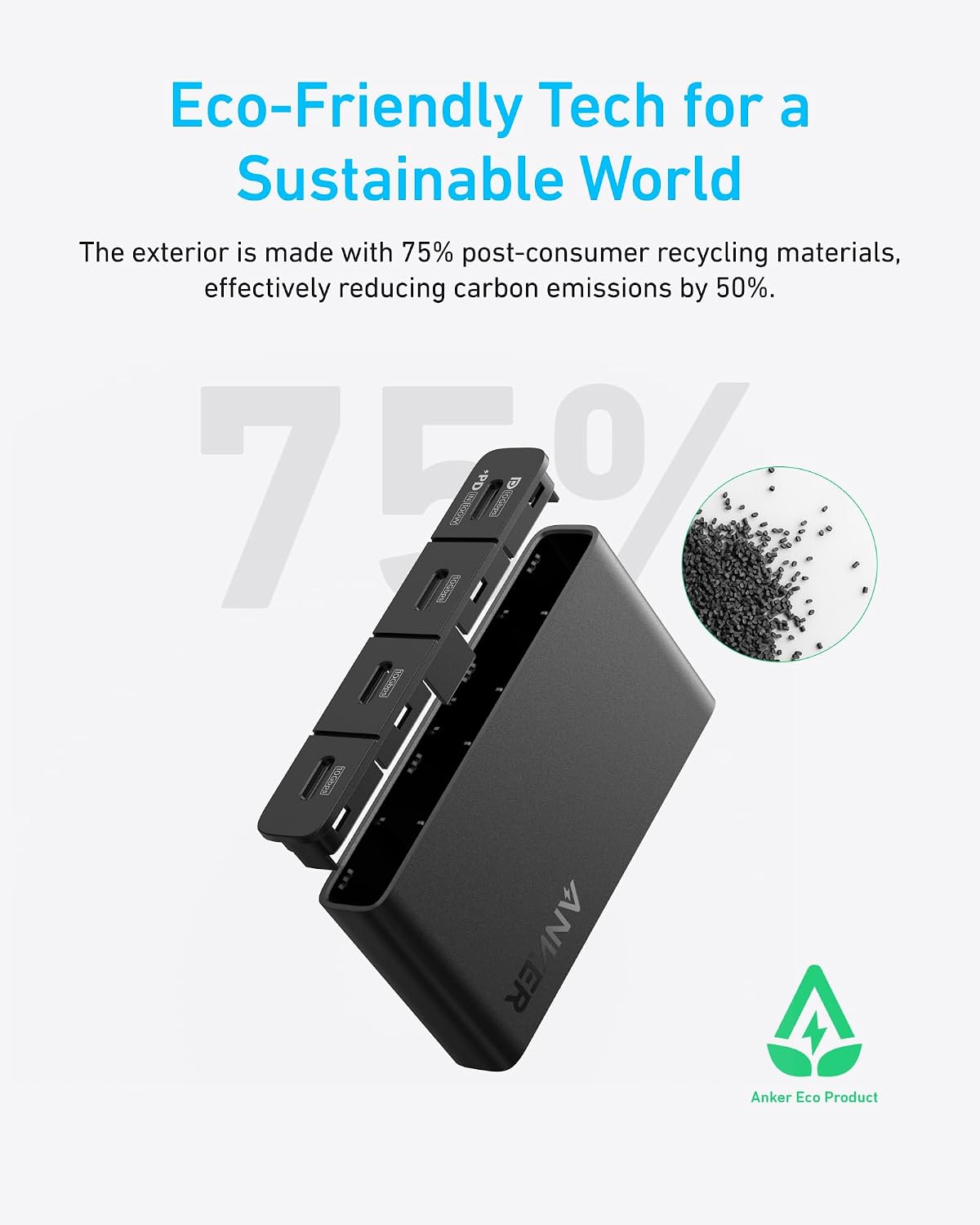Anker USB-C Hub, 4-in-1 USB-C Adapter, USB-C Splitter for 4K Display