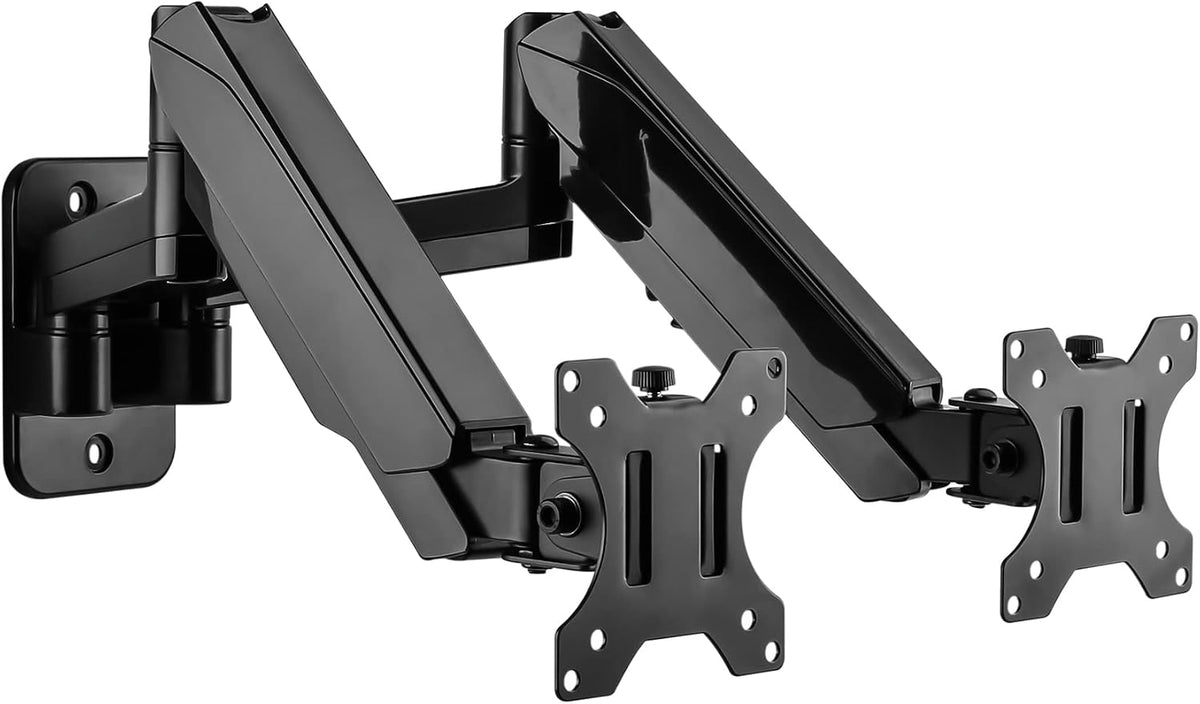 UPGRAVITY Dual Monitor Wall Mount for Two 17-32 inch Flat Computer Screens