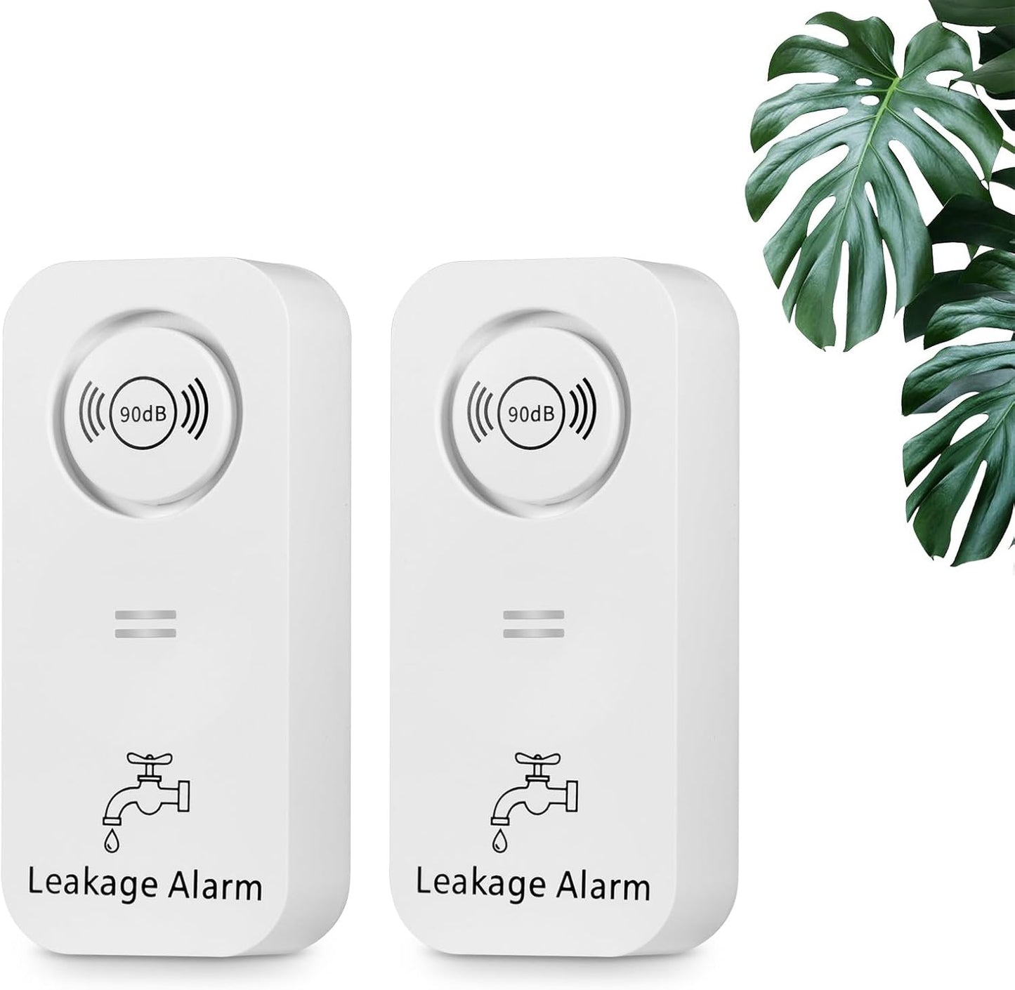 TOWODE Water Detectors Wireless 90dB Alarm Sensor, Sensitive Leak and Drip Alert for Kitchen Bathroom Basement (3 Pack)