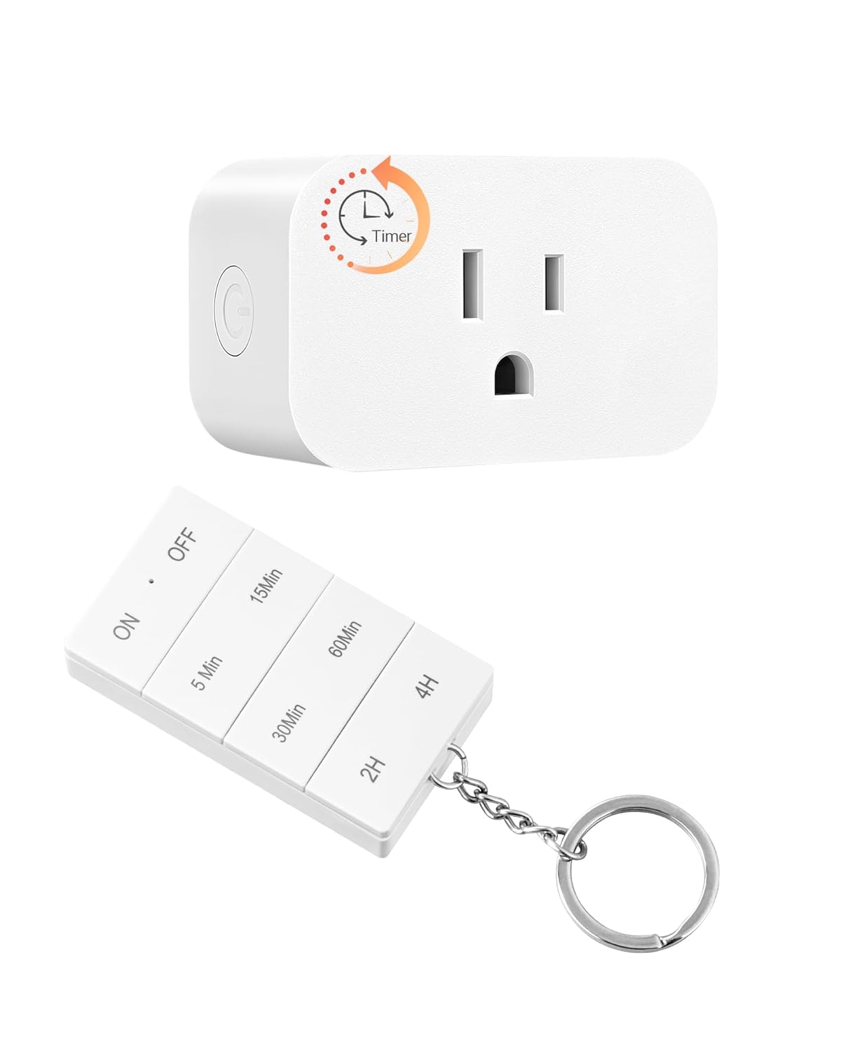 DEWENWILS 200FT Range Remote Control Outlet, No Interference Strong Signal, Indoor Wireless Outlet Switch for Lamps, Fans, Lights, 15A/1800W, ETL Listed (5 Outlets + 2 Remotes)