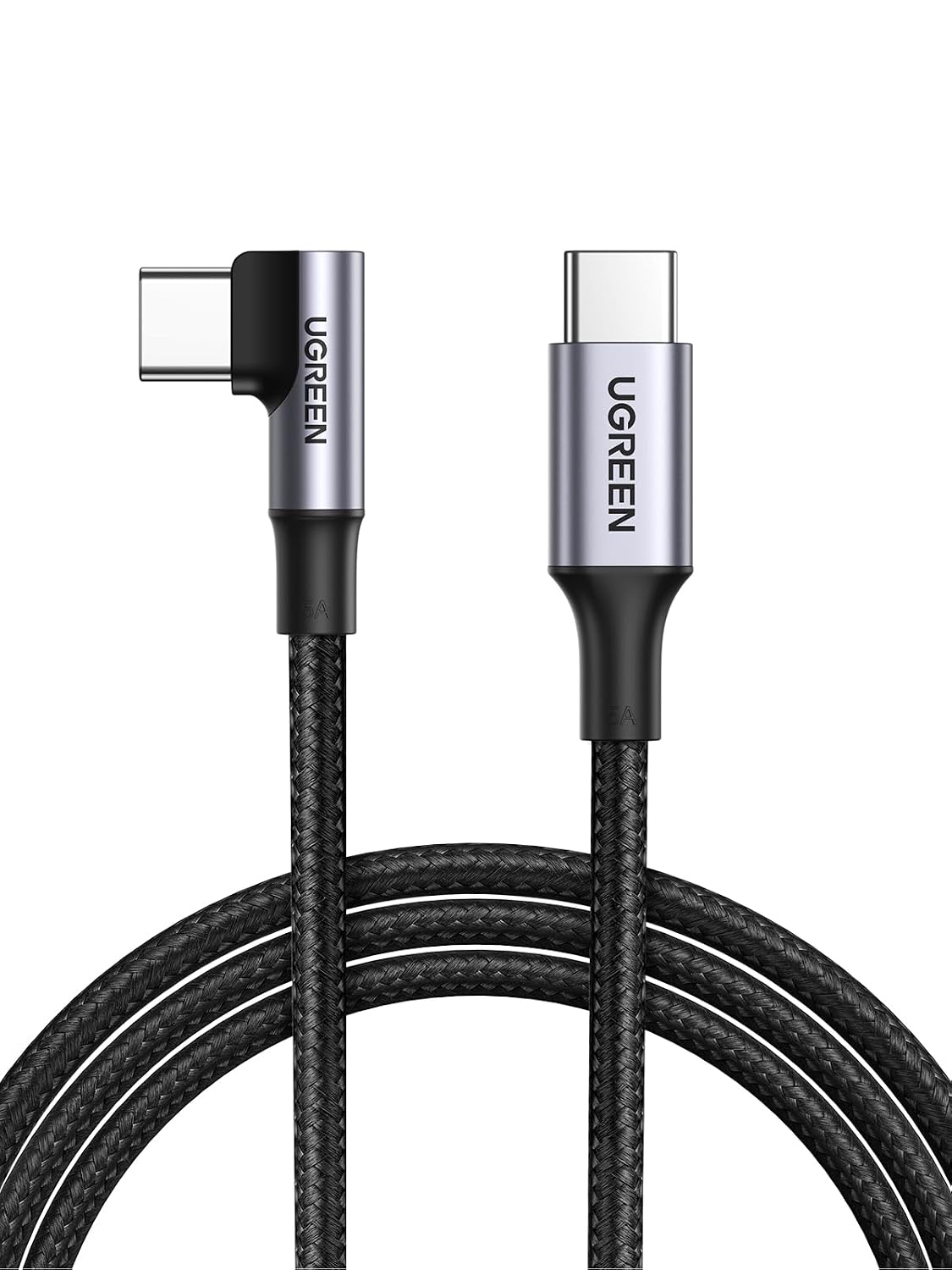 UGREEN 100W Right Angle USB C Cable, Fast Charging Cable, 10ft