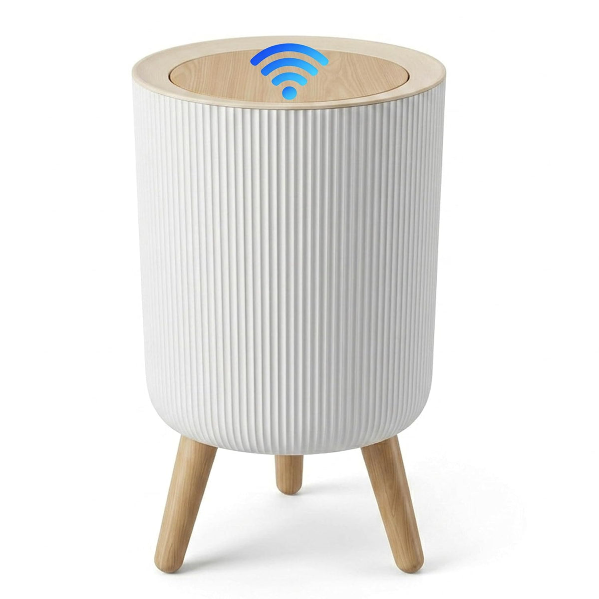 Automatic Bathroom Trash Can with Lid Touchless, 2.38Gal Smart Wastebasket