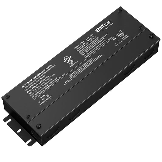 EMITEVER 288W 24V 5-in-1 3-Channel Dimmable LED Driver, AC 110-277V to DC