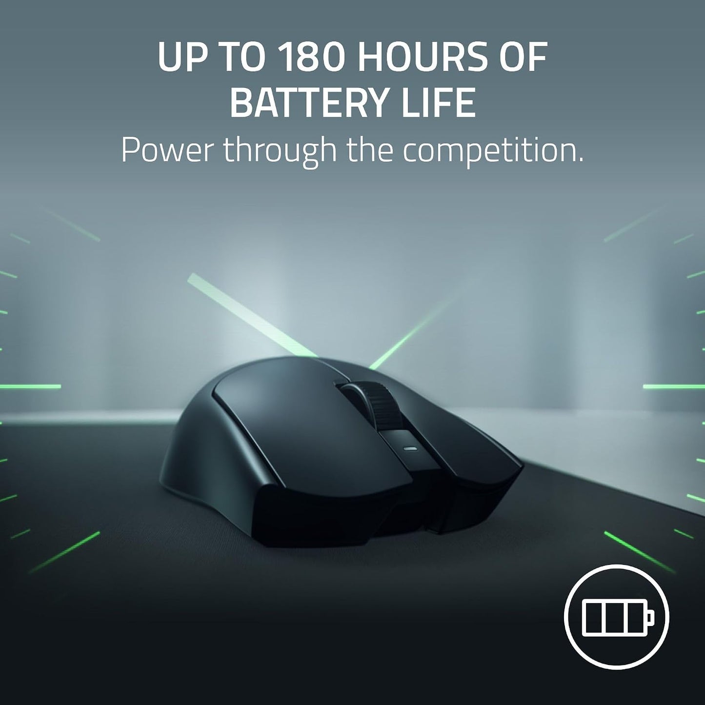 Razer Viper V4 Pro Wireless Esports Gaming Mouse, 49g,180Hr Battery, Black | Ultra Lightweight, 50K DPI Optical Sensor, 8K Polling, Gen-4 Optical Switches, Scroll Wheel, USB-C Charging, for PC & Mac