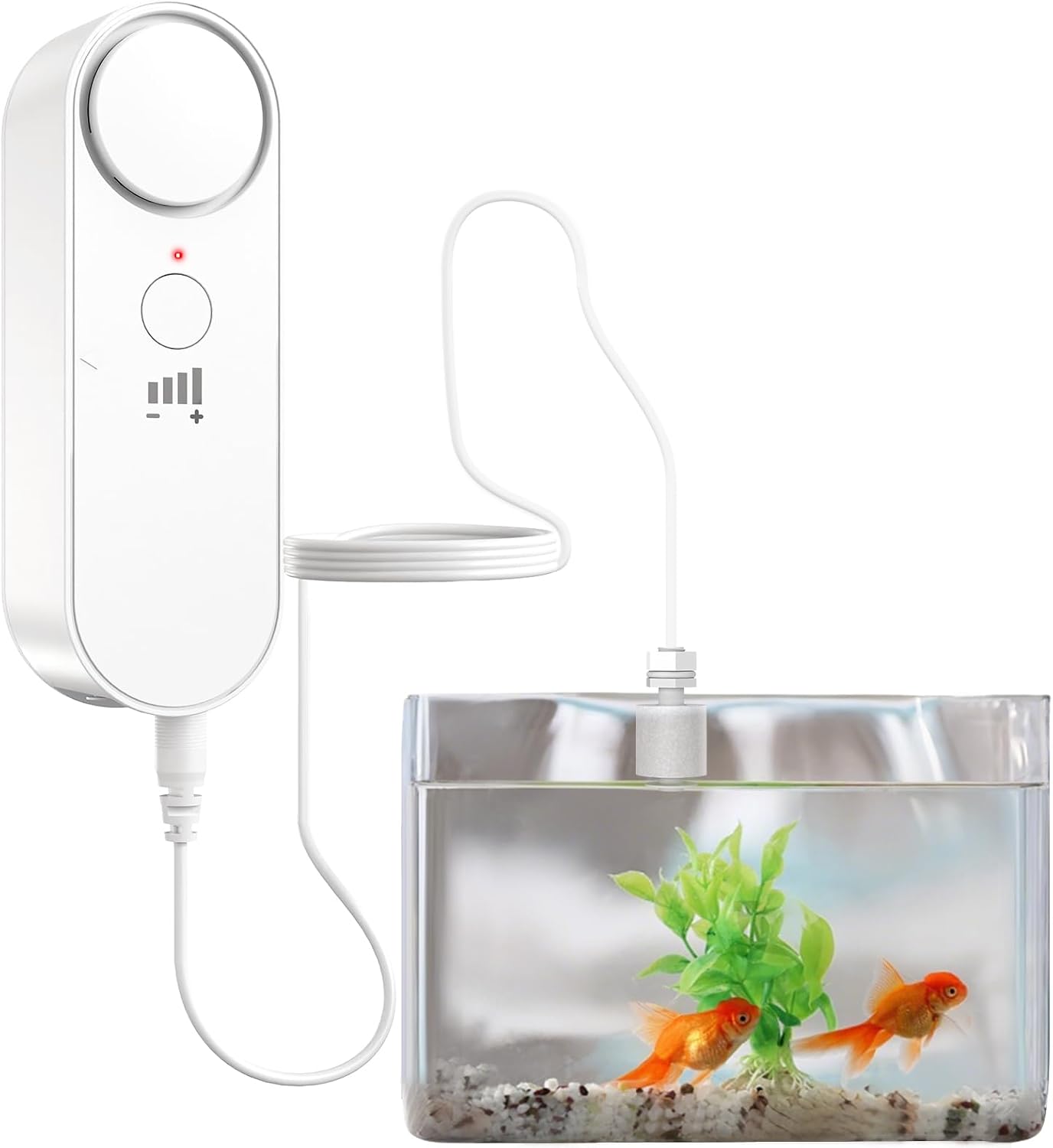 DAYTECH Water Level Sensor, 100 dB High or Low Sump Pump Alarm, 79in Cable | Battery powered, no WiFi required, adjustable volume, low battery reminder, tanks, aquariums, pools and cisterns