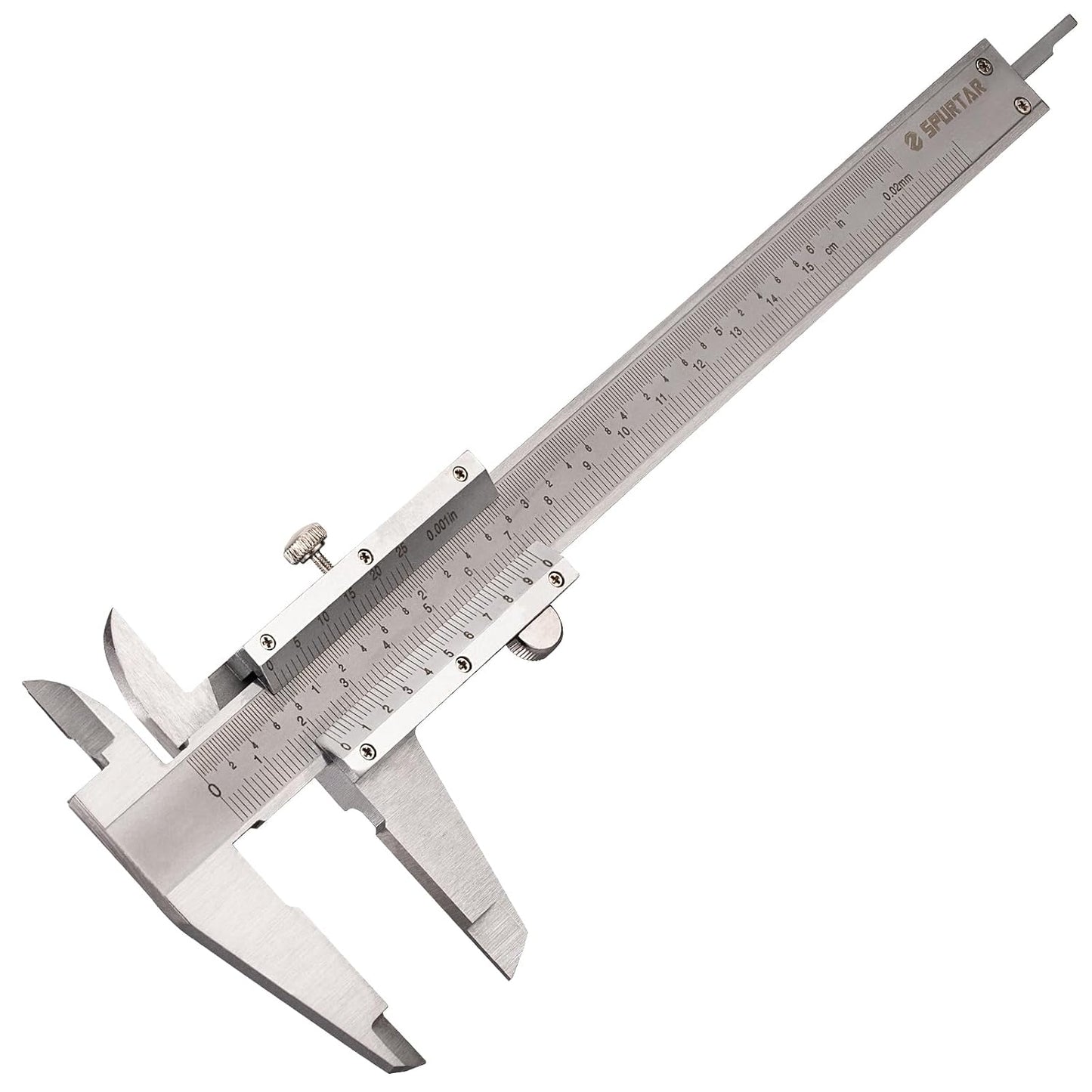 Spurtar Vernier Caliper Measuring Tool 6 inch/150mm, Non Digital Calipers | 0.001"/0.02mm High Precision, Durable Micrometer, Measuring Tool, Dual Imperialand Metric Scale