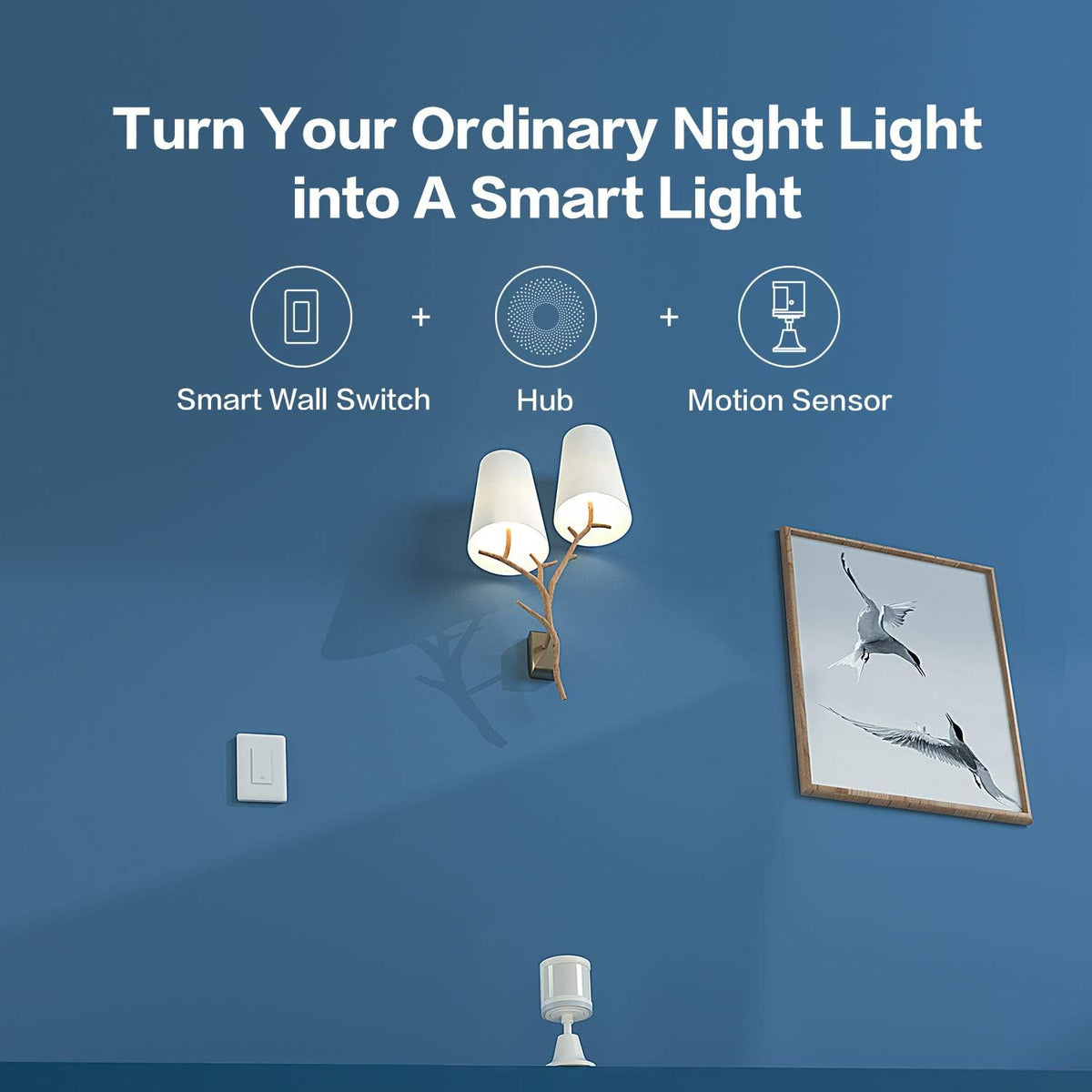 Aqara Smart Light Switch (No Neutral, Single Rocker), Requires AQARA HUB | Zigbee Light Switch, Remote Control and Smart Home Automation, Compatible with HomeKit, Google, Works with Alexa, SmartThings