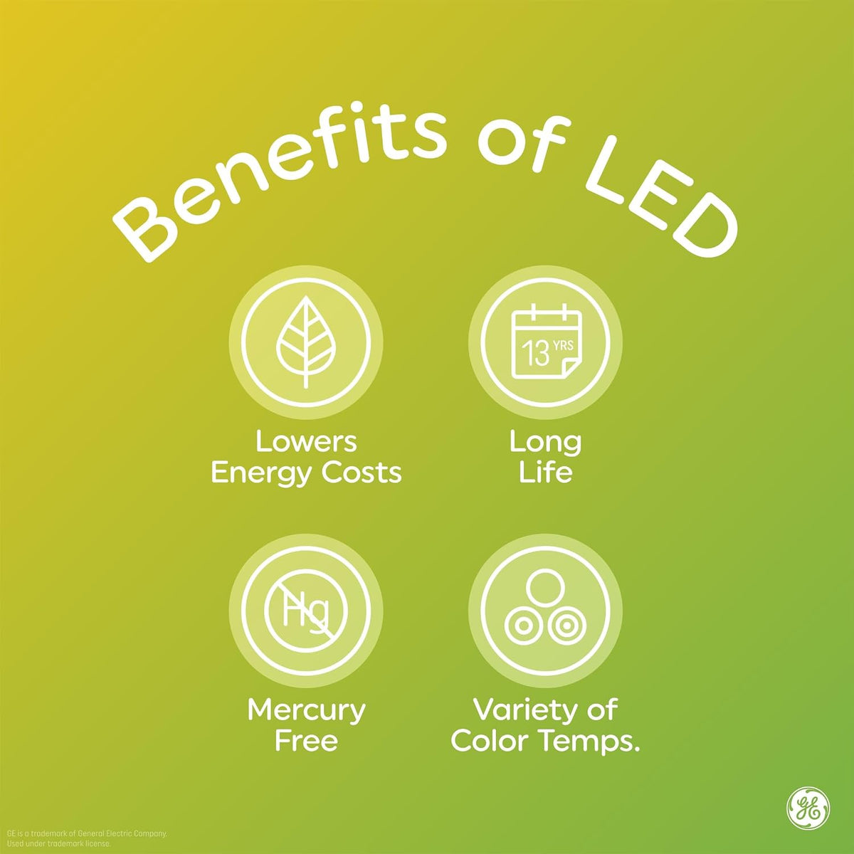 GE LED Light Bulbs, 40 Watt, Soft White, Frosted Decorative Bulbs, Medium Base (2 Pack)