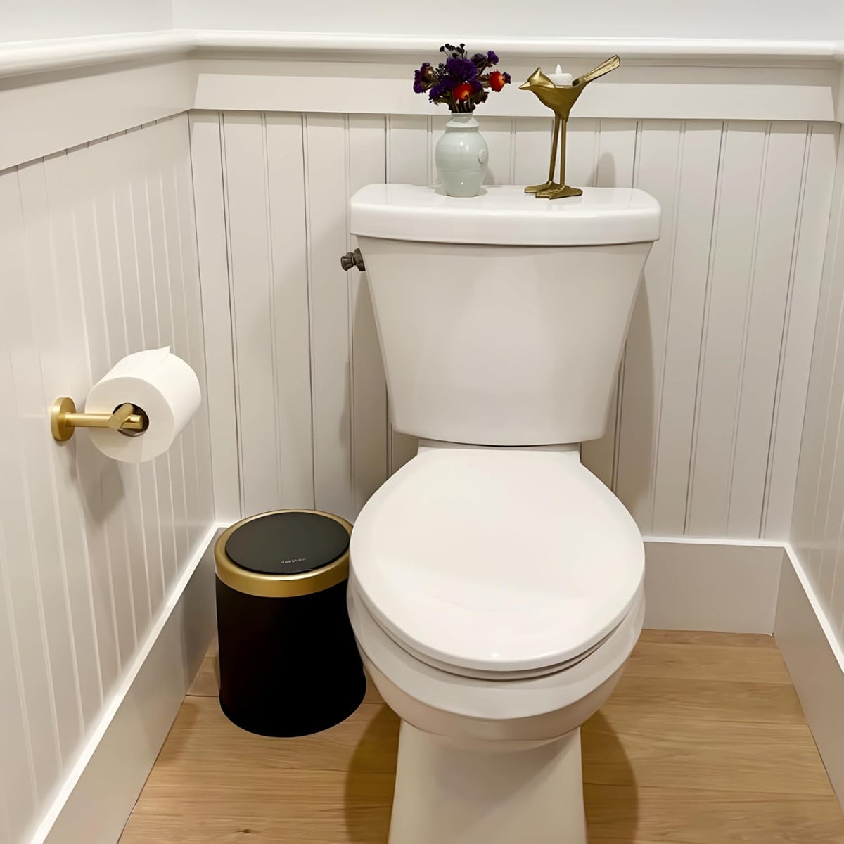 URALFA Bathroom Trash Can Automatic Touchless, Motion Sensor Trash Can