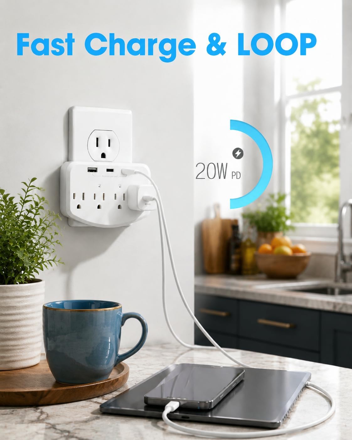 2026 Upgraded 4K WiFi Nanny Cam Hidden Camera Wall Outlet