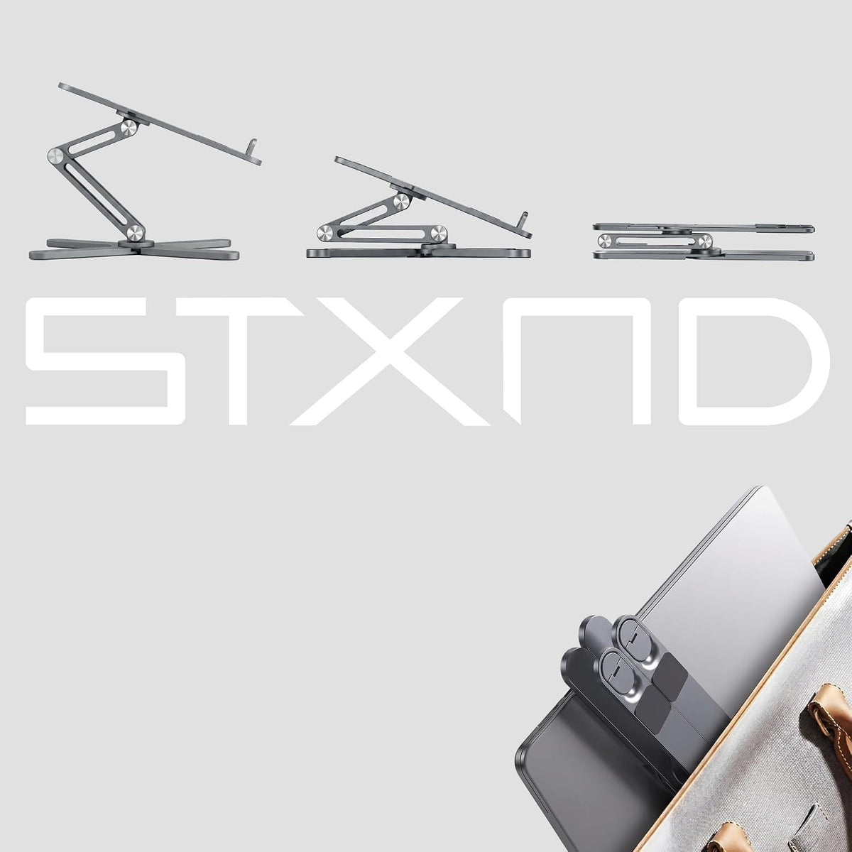 Model-X 2.0 Laptop Stand, Laptop Stand for Desk Adjustable Height