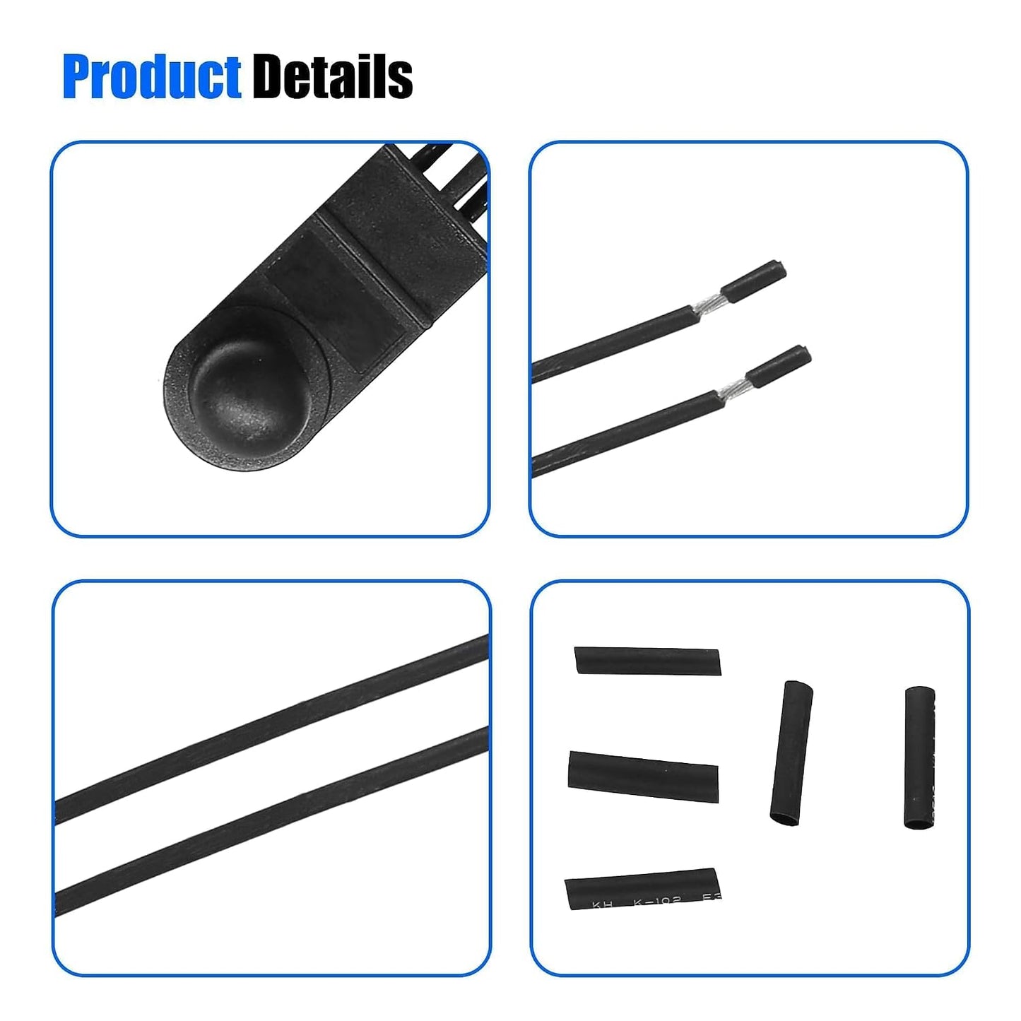 Outside Ambient Air Temperature Sensor 71753245 Fit for Fiat/Jeep | 735655747 735603615 Exterior Underneath Door Mirror Fit for Fiat 500 500X 500L for Jeep Renegade Punto Alfa Romeo