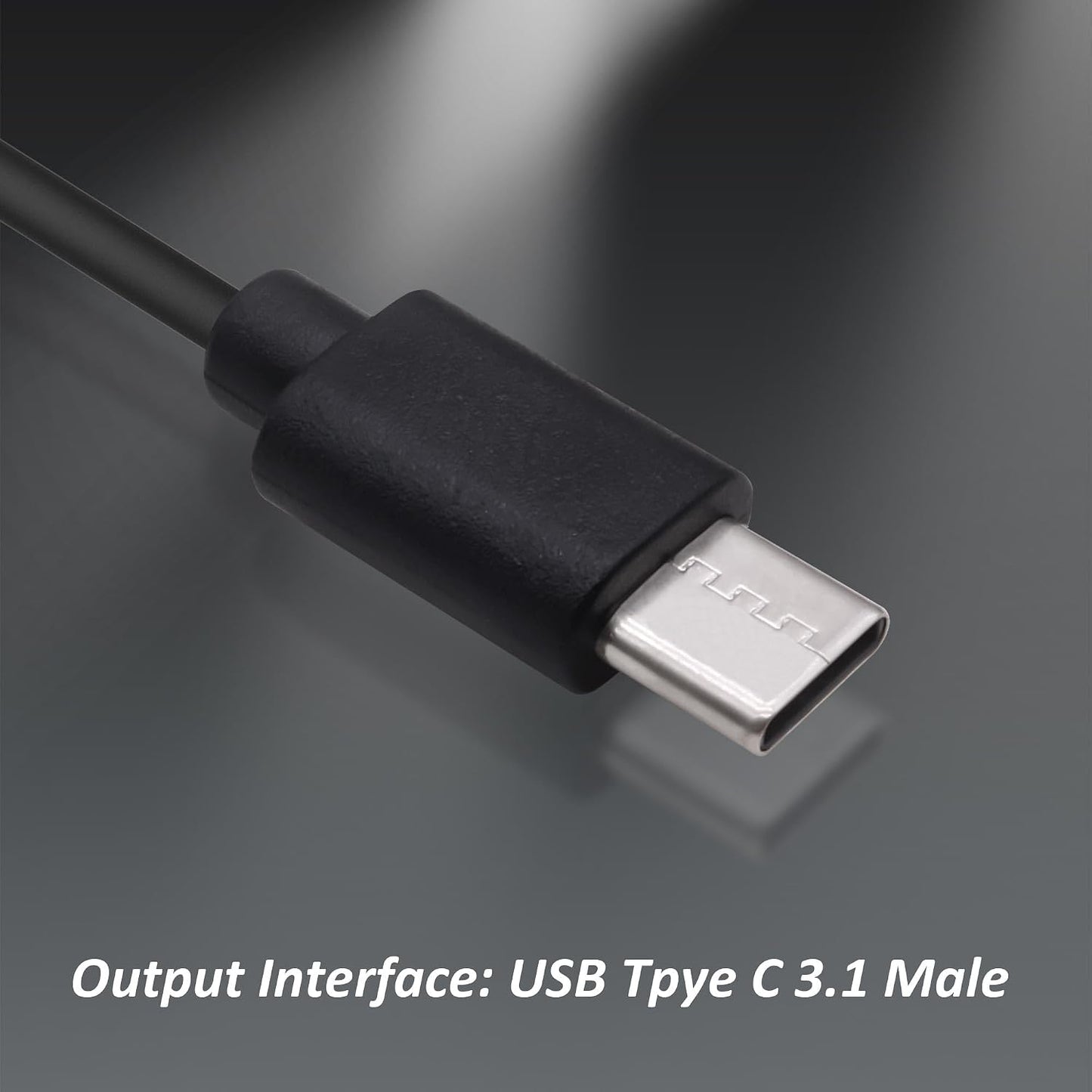 USB 3.1 Type C to RCA Svideo AV Audio Video Capture Card Adapter | 1080P,S-Video to Type C Converter,Support NTSC PAL SECAM for PC Mobile Phone Monitor Video Recorder,42cm