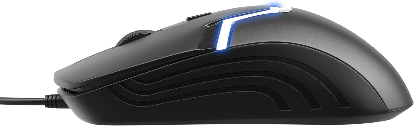 HP Wired RGB Gaming Mouse High Performance Mouse with Optical Sensor, 3 Buttons, 7 Color LED for Computer Notebook Laptop Office PC Home