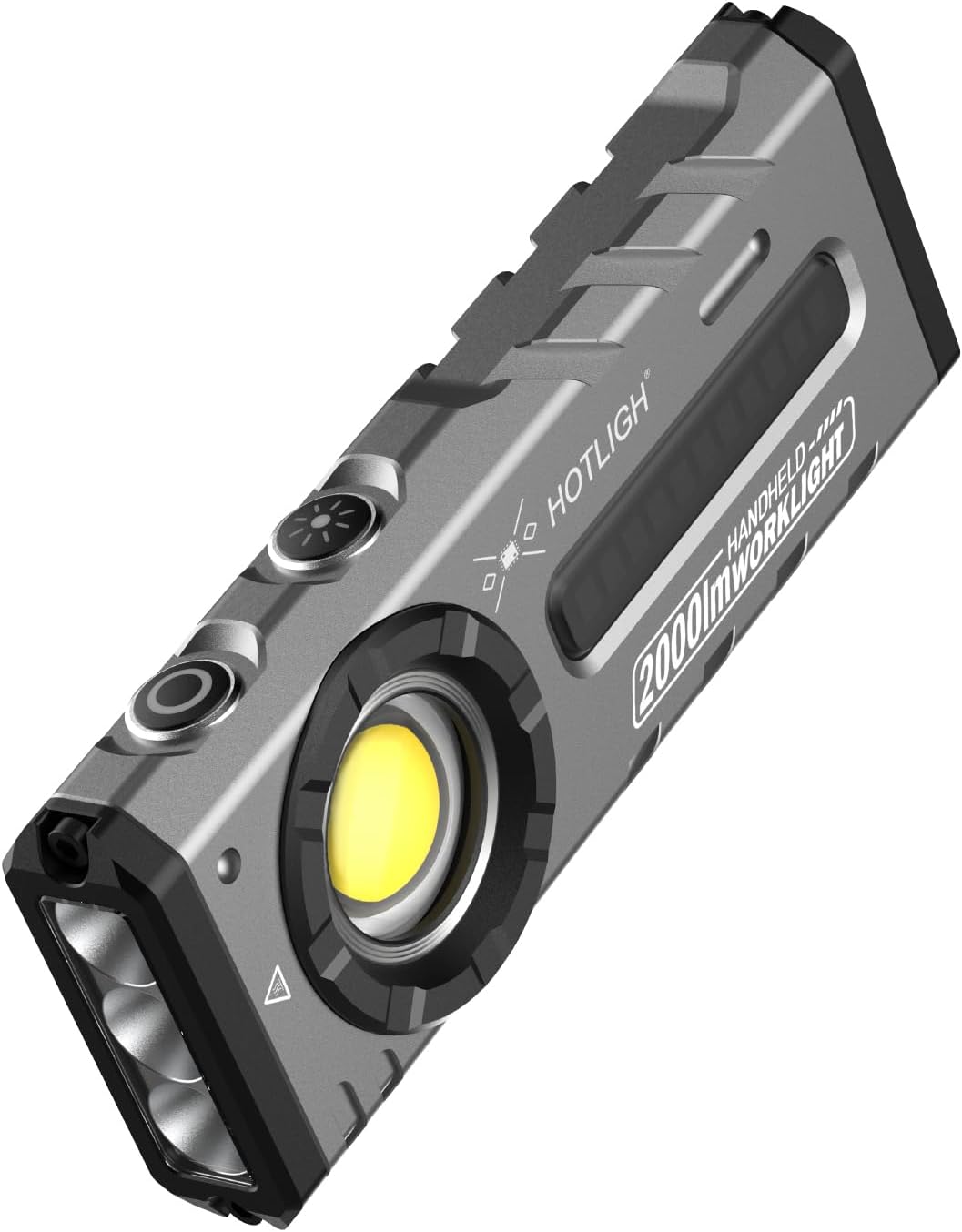 ZF8313 Rechargeable Flashlight, Magnetic EDC Flashlight Rechargeable, 2000 Lumens LED Flashlight with RGB and UV Lighting Source for Outdoor, Car Repairing,Fathers Day Dad Gifts