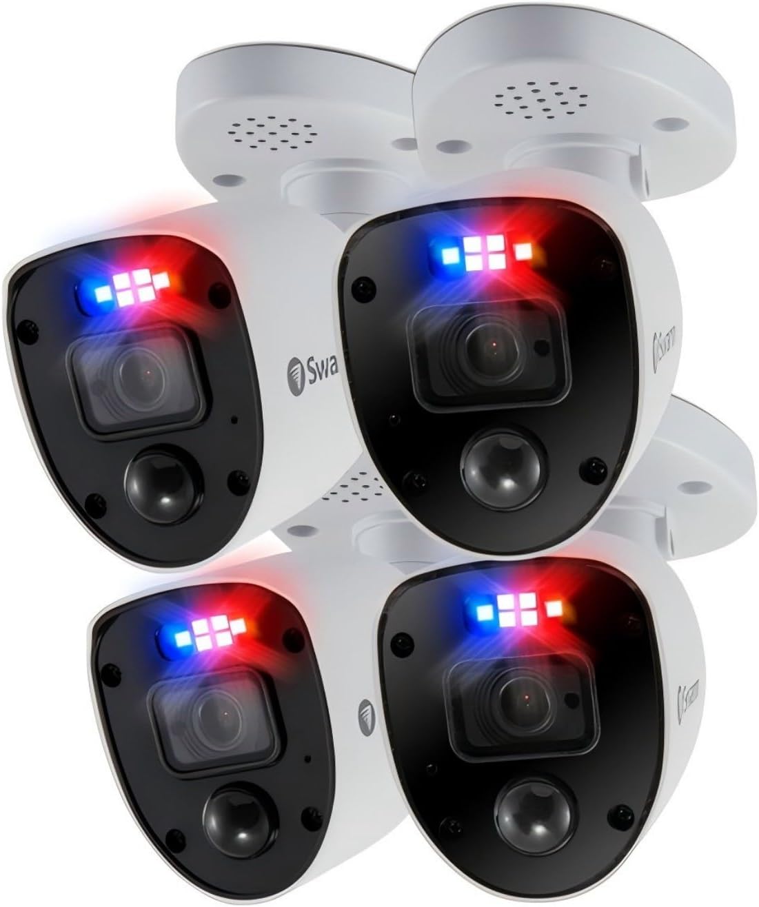 Swann 4K Add-On Dome Security Cams(Only Works with 4K&Higher Resolution DVR