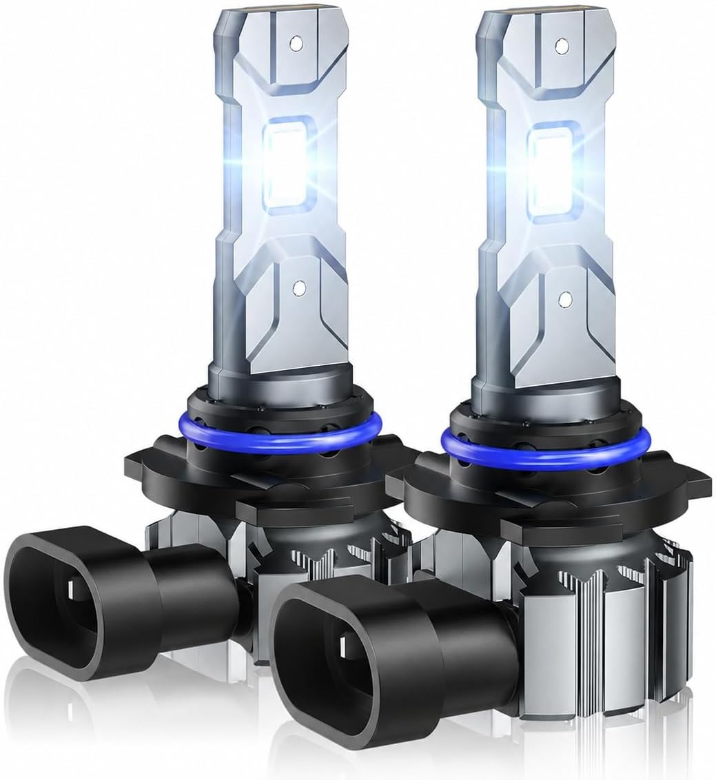 SEALIGHT H4 LED Bulbs, 70000LM Super Bright, 6500K Cool White H4 Bulbs with 15,000RPM Turbo Cooling Fan, 10-Year Lifespan, Pack of 2