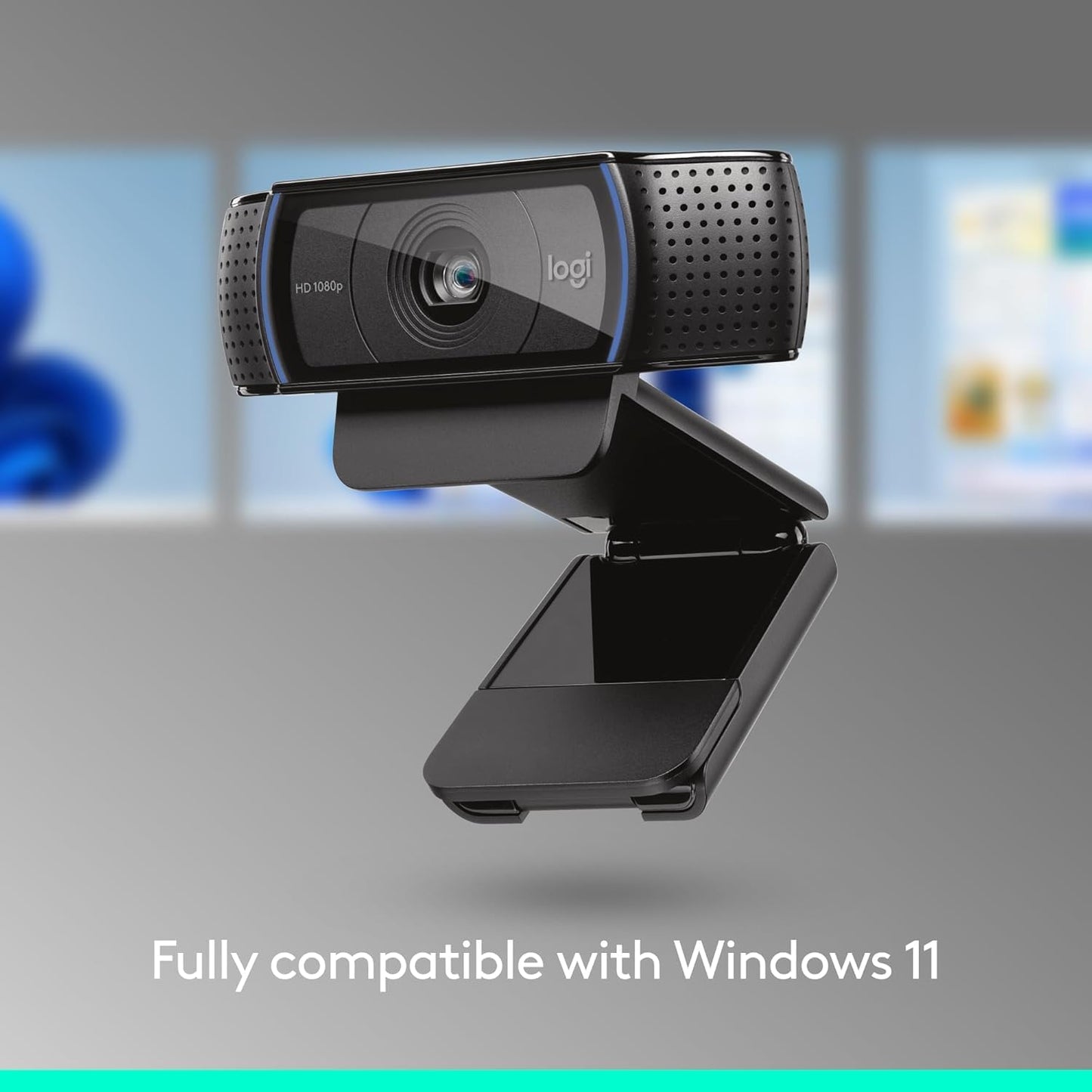 Logitech C920x HD Pro PC Webcam Full 1080p/30fps Video - Black | 30fps Video, Clear Audio, Light Correction, Works with Teams, Meet, Zoom, Nintendo Switch 2, Mac, Tablet