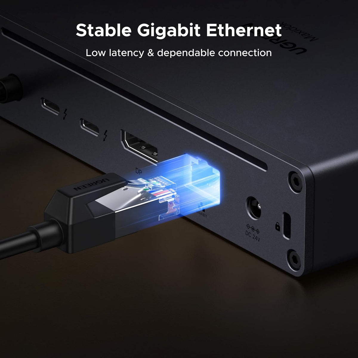 UGREEN Maxidok Thunderbolt 5 Docking Station, Triple 4K@144Hz, 3xTBT5 Port