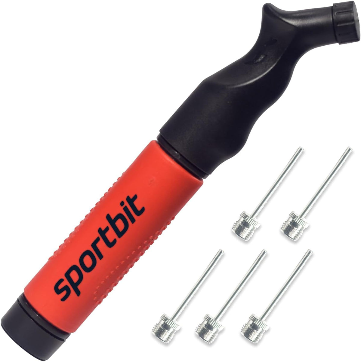 SPORTBIT Adjustable Wrist and Ankle Weights for Women | Hand Pump for Exercise Balls - Volleyball Pump, Basketball Inflator, Ball Air Pump - Goes with 5 Needles Set