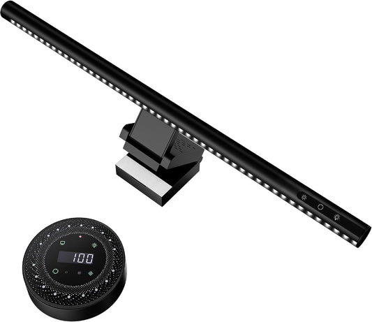 ARES WING Monitor Light Bar with Remote & Sedentary Alert, USB Desk Lamp