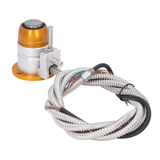 BTER CNC Automatic Tool Sensor Gauge, DC 24V Normally Closed CNC Z Axis Tool Setter, High Accuracy Aluminum Alloy Z Axis Probe Tool Touch Sensor Setting Gauge for CNC Router Engraving Machine