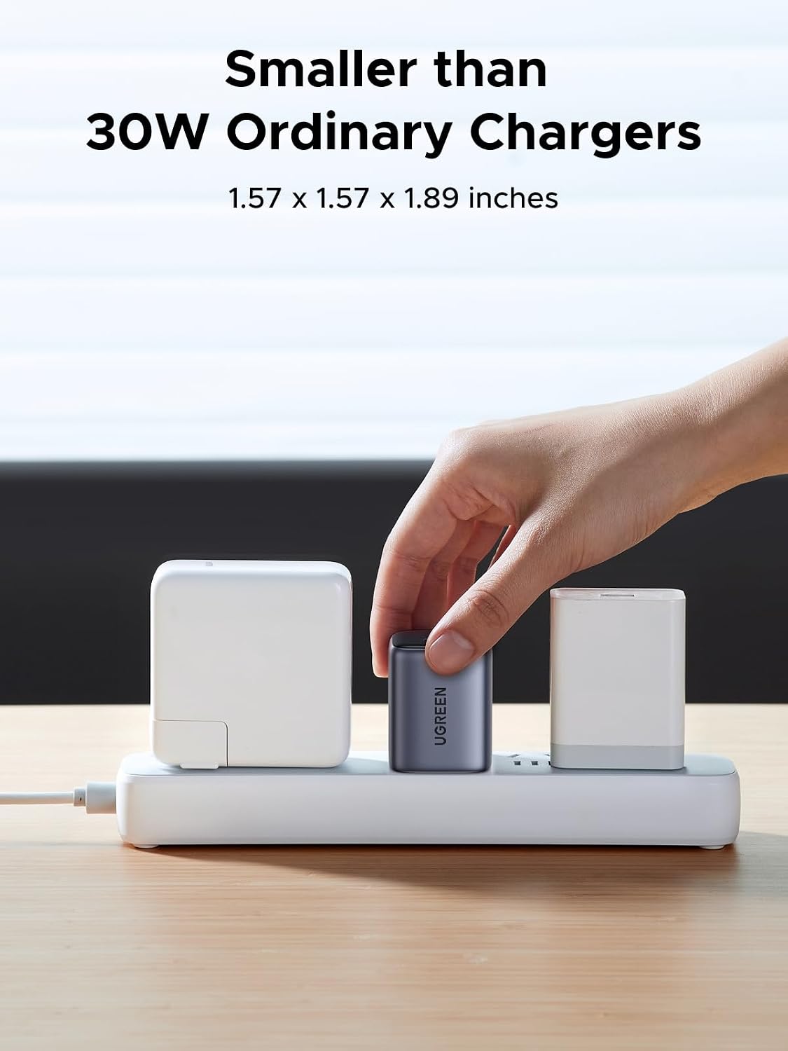UGREEN 35W USB C Charger for iPhone 17 Fast Charging, Nexode 2-Ports GaN Foldable PPS Compact Fast Wall Charger Block for iPhone 17/16/15, Galaxy S25/S24/S23, Pixel 10/9/8, iPad, MacBook, Steam Deck
