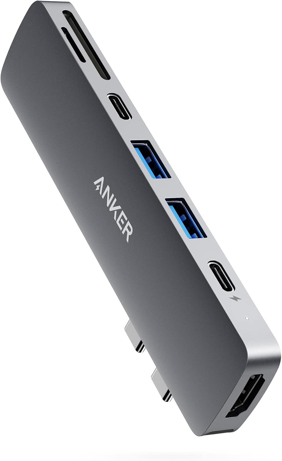 Anker USB-C Hub for MacBook, 7-in-2 Mac Dock with 4K@60Hz HDMI | Thunderbolt 4 Compatible, USB-C and 2 USB-A 5Gbps Data Ports, for MacBook Pro, MacBook Air M4/M5 and More (Not Work with Neo)
