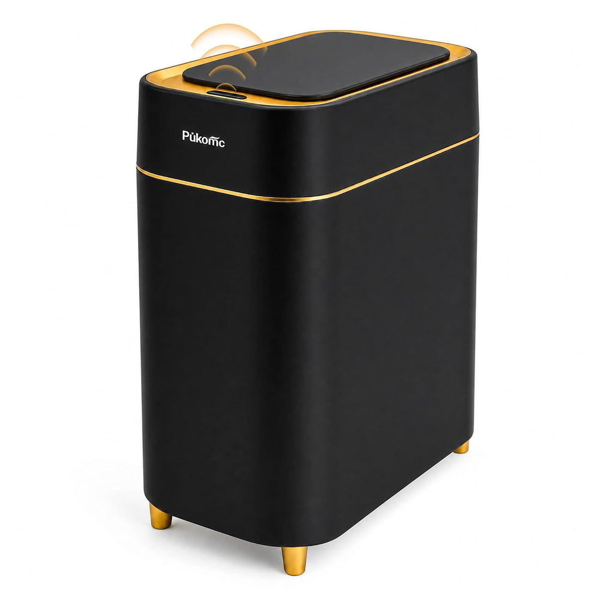 Pukomc Automatic Small Sensor Trash Can with Touchless Lid