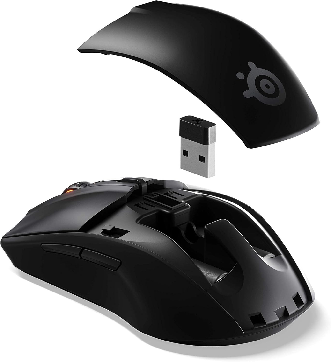 SteelSeries Rival 3 Wireless Gaming Mouse – 400+ Hour Battery Life – Dual Wireless 2.4 GHz and Bluetooth 5.0 – 60 Million Clicks – 18,000 CPI TrueMove Air Optical Sensor,Black