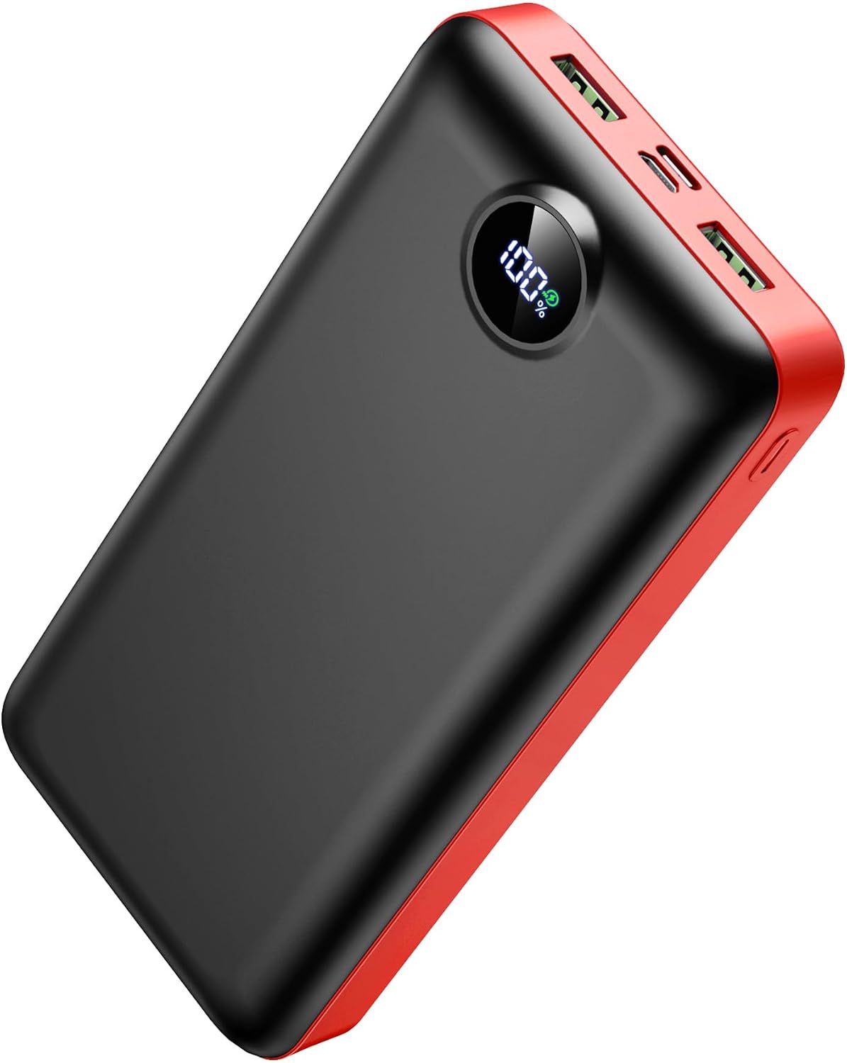 Portable Charger Power Bank 50000mAh 22.5W Fast Charging USB C Battery Bank External Battery Pack Digital Display Phone Charger with 3 Output & 2 Input for iPhone 17/16/15/14/13/12, Samsung etc Black