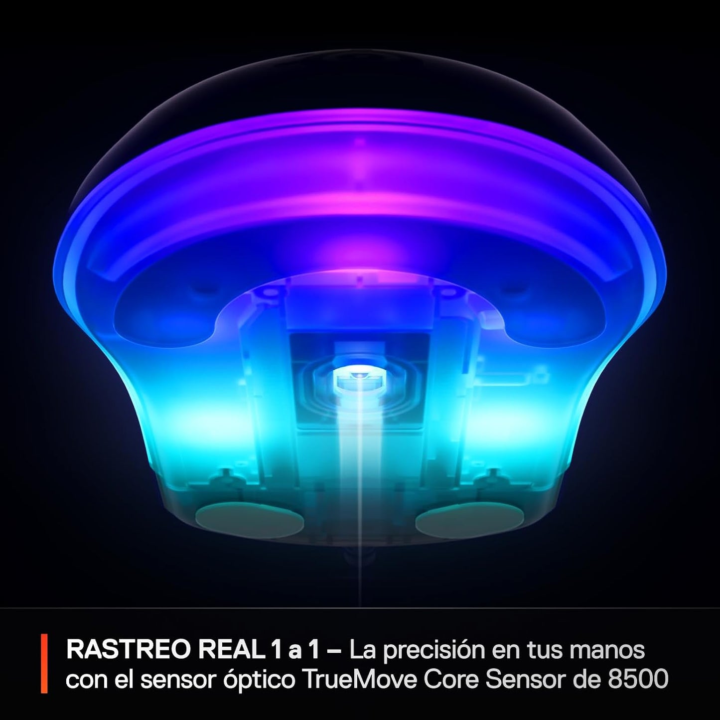 SteelSeries Rival 3 Gen 2 Gaming Mouse — 8500 DPI TrueMove Core Optical Sensor — 60 Million Click Durability — Low Latency — 77g Lightweight — 100% PTFE Feet — RGB — Black