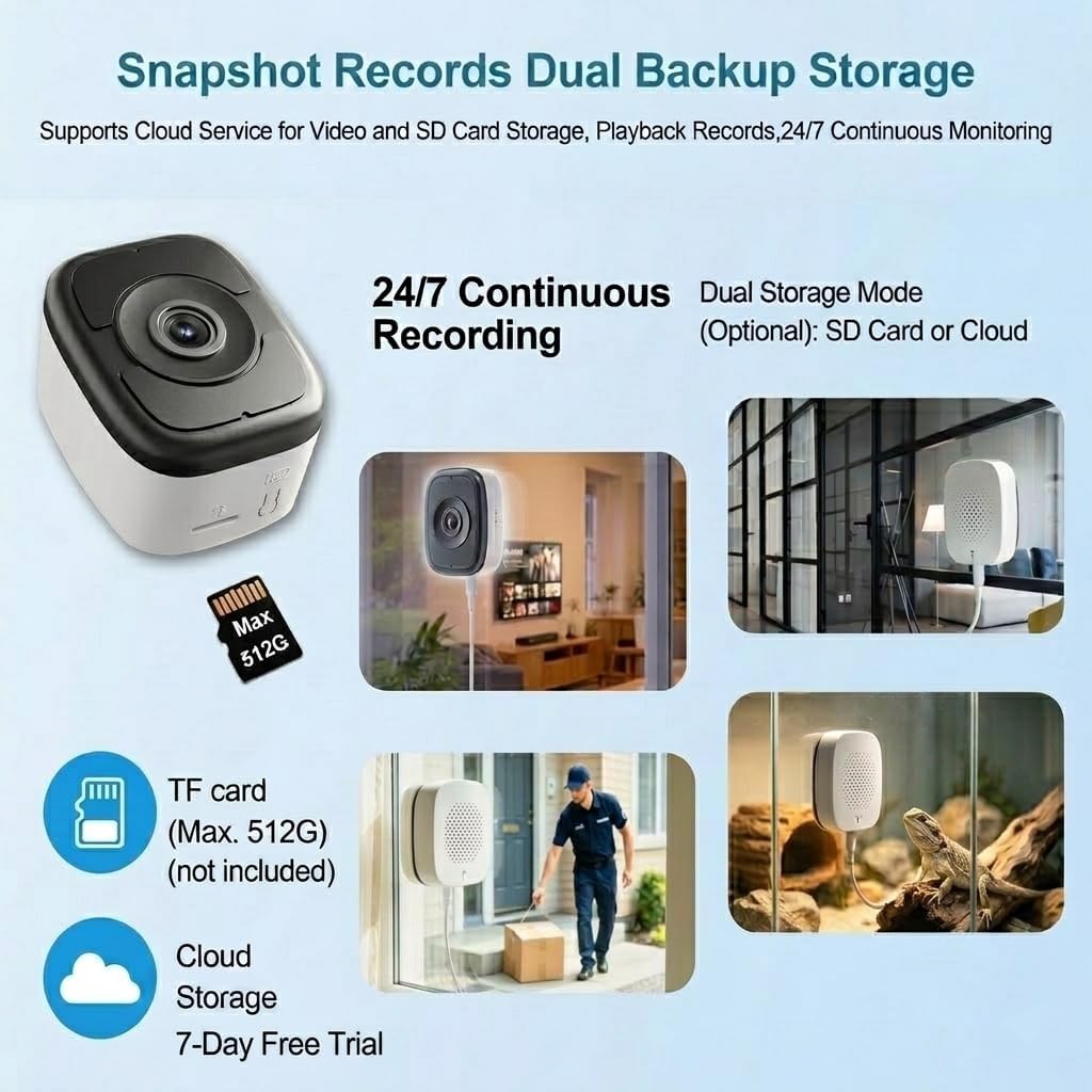 3K 5MP Window Camera for Home Security, 2.4G/5G WiFi Safe View Camera
