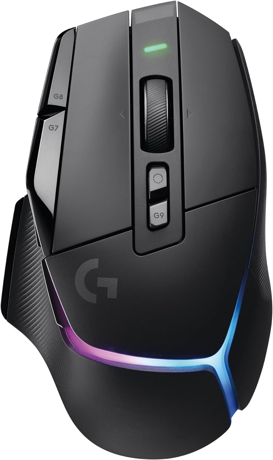 Logitech G502 X Plus Wireless RGB Gaming Mouse - Black | Optical Switches, RGB, 13 Buttons , Infinite Scroll Toggle, <130 hr Battery, USB-C, Wireless Charging Capable, for PC/MacOS